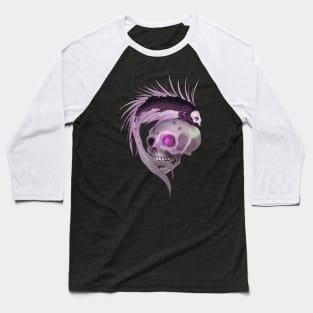 Purple death fish Baseball T-Shirt